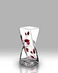 Ruby Leaf - 20cm Twist Vase by aurelia flowers